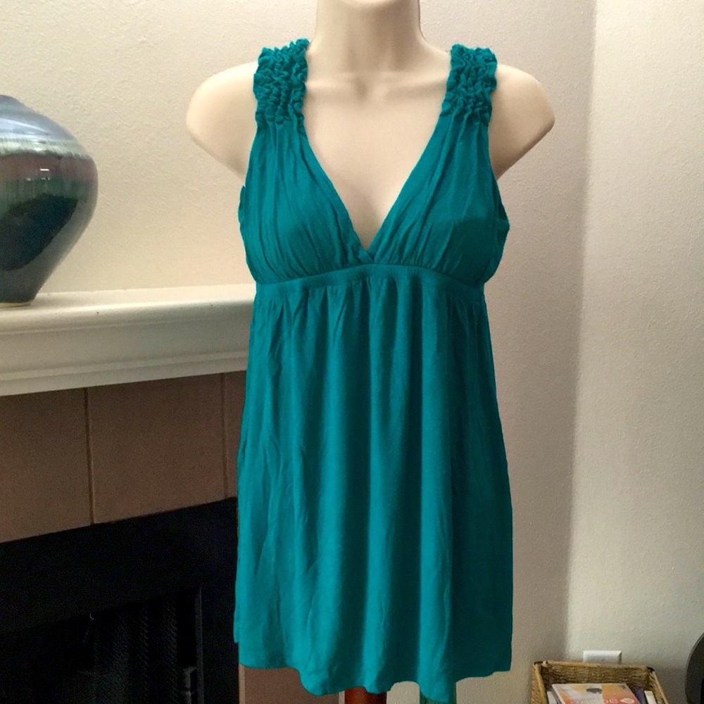 Lush teal camisole tunic